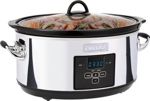 lot 6682 image: Crock-Pot 7qt Digital Slow Cooker,Platinum