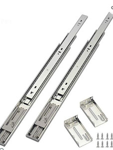 lot 6685 image: Soft Close Drawer Slides 22 Inch,5 Pairs