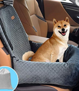 lot 6686 image: Bochao Dog Car Seat, Pet Booster Seat