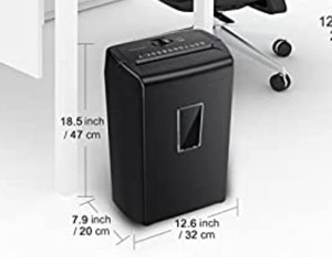 lot 6687 image: Bonsaii 10-sheet Cross-cut Paper And Credit Card Shredder