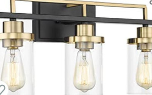 lot 6690 image: Emliviar 3-Light Bathroom Vanity Light Fixture