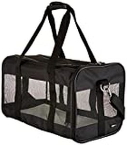lot 6759 image: AmazonBasics Black Soft-Sided Pet Carrier,Large