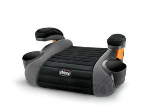 lot 6818 image: Chicco GoFit Backless Booster Car Seat, Shark Gray