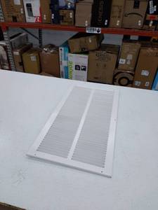 lot 6820 image: 24-Inch x 12-Inch Heavy Duty Steel Return Air Grille Cover