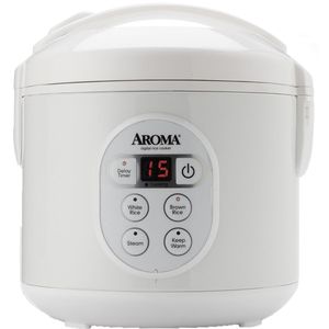 lot 6831 image: Aroma 4 Cup Cool-Touch Rice Cooker