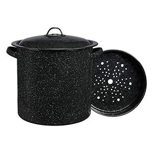 lot 6852 image: Granite Ware Steamer 15.5 QT Pot