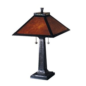 lot 6857 image: Camelot Mica Table Lamp
