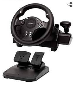 lot 6866 image: Gaming Racing Wheel 270 degree Sim Steering wheel