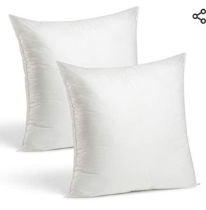 lot 6867 image: Foamily Throw Pillows Insert Set of 2-24 x 24 Insert for Decorative Pillow Covers