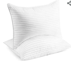 lot 6869 image: Beckham Hotel Collection Bed Pillows, King Size, Set of 2