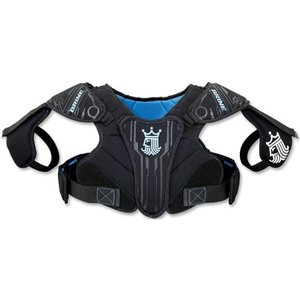 lot 6881 image: Brine Uprising Ii Lacrosse Shoulder Pads, Black, YL