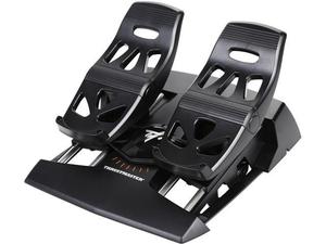 lot 6891 image: Thrustmaster Tfrp Ps4 T-flight Rudder Pedals Pc Cd S.m.a.r.t Slide Rails, Black