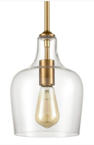 lot 6909 image: Jaykle Light Single Jar Pendant