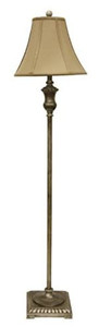 lot 6917 image: Decor&nbsp Floor Lamp, Antique Gesso