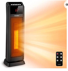 lot 6923 image: GiveBest Space Heater for Large Room, 24 Ceramic Tower Heater&nbsp