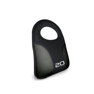 lot 6932 image: CAP Barbell Soft Kettlebell, Black, 20 Pounds