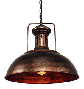 lot 6934 image: LMSOD Industrial Nautical Barn Pendant Light, Single&nbsp