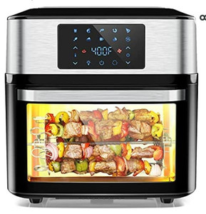lot 6945 image: 10-in-1 Air Fryer Oven,1800W Toaster Oven Air Fryer Combo, Large Air Fryer