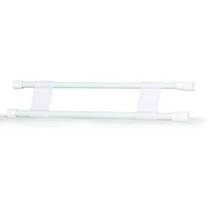 lot 6984 image: Camco&nbsp fits 16-28 RV Refrigerator Double Bar Set, White
