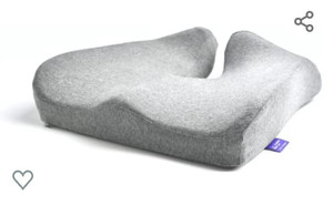 lot 7010 image: Cushion Lab Patented Pressure Relief Seat Cushion,Light Grey