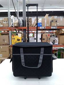 lot 7034 image: Everything Mary Sewing Machine Rolling Carrying Case