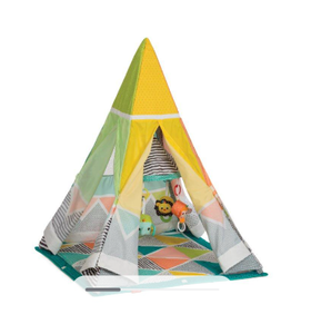lot 7078 image: Infantino Grow-With-Me Playtime Teepee Baby Gym
