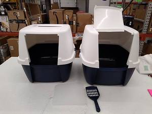 lot 7122 image: 2 Large Litter Boxes