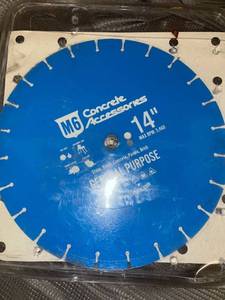 lot 1377 image: New 14 inch General Purpose Stone,Rock,Concrete etc blade