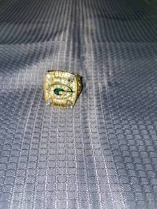 lot 1397 image: Large Greenbay Packers ring