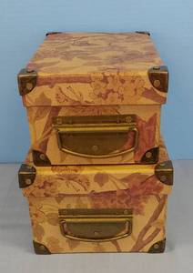 lot 32628 image: The Raymond Waites Collection, ONCE UPON A ROSE, Photo Boxes, Pair, Like New