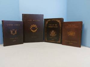 lot 32675 image: 4 Book Storage Boxes