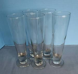 lot 32734 image: 5 Pilsner Glasses