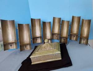 lot 32759 image: Decorative Box & Candle Shelves