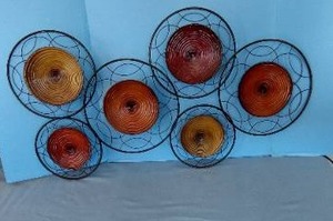 lot 32769 image: Decorative Metal Wall Hanging