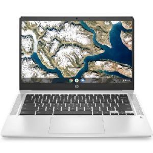 lot 3001 image: HP 14 Pentium 4GB64GB Chromebook, 14 HD Display, Intel Pentium Silver N5000, 4GB RAM, 64GB eMMC, Intel UHD Graphics 605, 14a-na0031wm