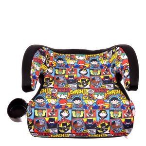lot 3003 image: KidsEmbrace Backless Booster Car Seat, DC Comics Chibi Justice League
