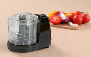 lot 3022 image: Mainstays 1.5 Cup One-Touch Pulse Stainless Steel Blade Mini Food Chopper