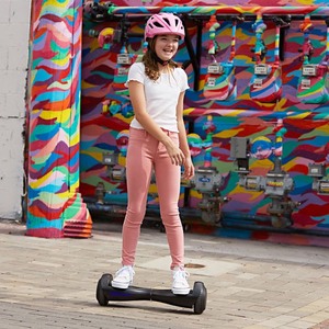 lot 3029 image: Fluxx FX3 Hoverboard - Self Balancing Scooter 6.5 w LED Lights - UL2272 Certified