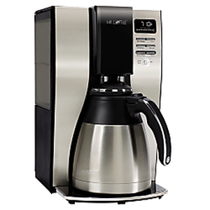 lot 3073 image: Mr. Coffee - 10-Cup Coffee Maker with Thermal Carafe - Stainless-SteelBlack