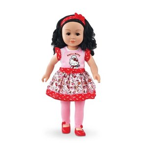 lot 3126 image: My Life As Poseable Hello Kitty Baker Doll, 18, Asian, Brown Eyes