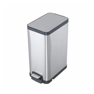 lot 3151 image: Better Homes & Gardens Stainless Steel 3.9 gal  15L Kitchen Trash Can with Lid