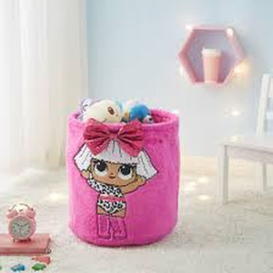 lot 3162 image: LOL Surprise Plush Fur Toy Storage Bin