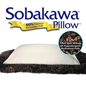 lot 3629 image: Sobakawa Pillow, Queen Size Natural Buckwheat Pillow with Cooling Technology, As Seen on TV