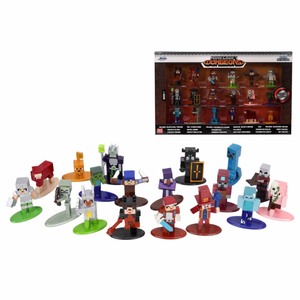 lot 3656 image: Jada Toys Minecraft Nano METALFIGS 20-Pack Wave 2 Die-Cast, 1.65, Collectible Figurines, 100%