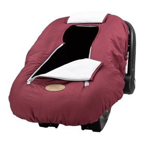 lot 3661 image: Cozy Cover Infant Carrier Cover, Burgundy