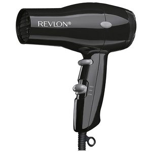 lot 3676 image: Revlon Essentials Compact and Lightweight Cold Shot Button Hair Dryers, Black