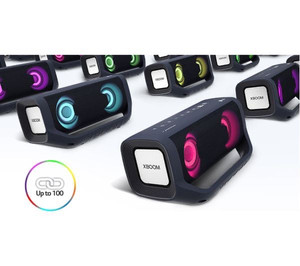 lot 3784 image: LG PN5M Xboom Go Portable Bluetooth Speaker with Meridian Audio Technology, Black