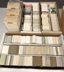 lot 98 image: Six Boxes of Sports Cards - A little Vintage, 1990 Pro Set, Over 5,000 Random Sports Cards