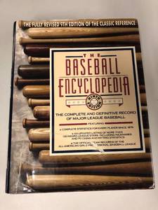 lot 100 image: The 9th Edition Baseball Encyclopedia Reference Book - $55.00 Price Tag