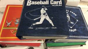 lot 110 image: Lot of Five Binders with 15 Pictures of Cards Inside and Many, Many Not Pictured - Montana, Aikman, Rice, Barry Sanders, Bo, Nolan Ryan, Willie Mays & More